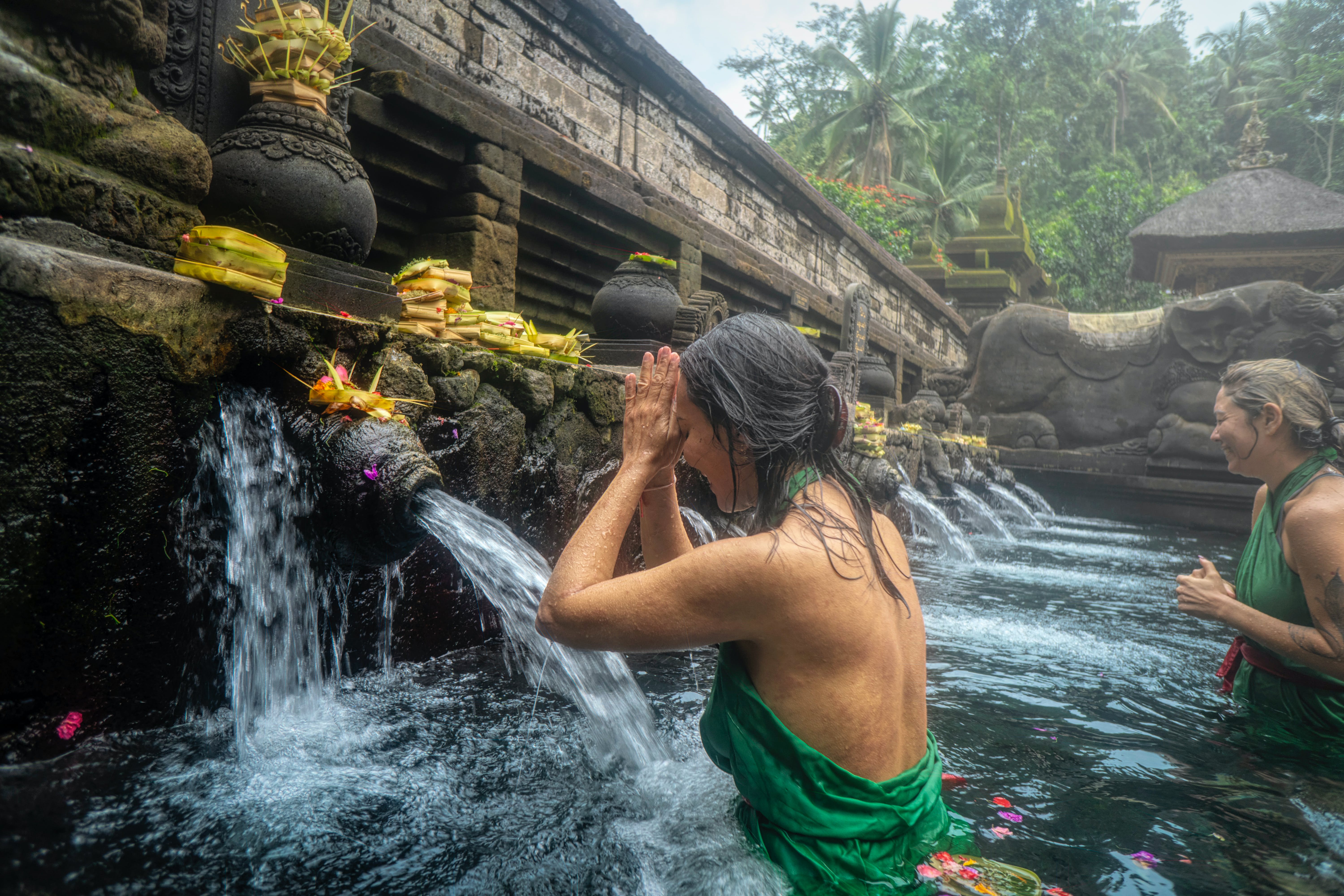 Reinigingsritueel Tirta Empul Tempel Bali